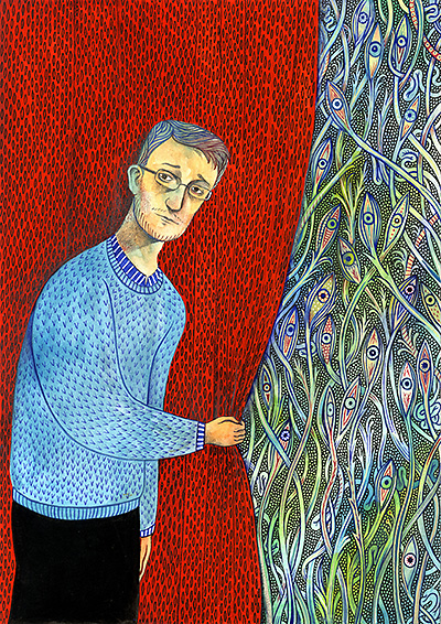Edward Snowden par Yann Damezin