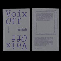 couverture de la publication Voix Off