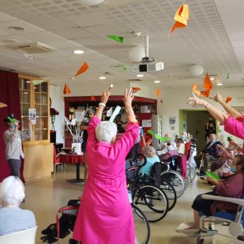 lancement Opération Messages à l'hôpital de Fourvière