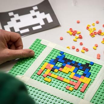 matrice à imprimer en utilisant des legos