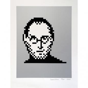 portrait de steve jobs par susan kare