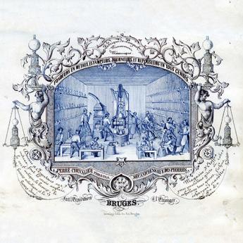 Vignette Carte Porcelaine, ca. 1850, collection privée. © Bellenger