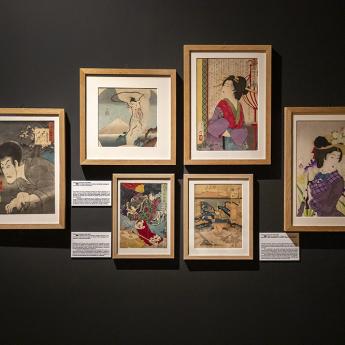 estampes japonaises exposées