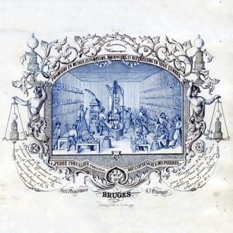 Vignette Carte Porcelaine, ca. 1850, collection privée. © Bellenger