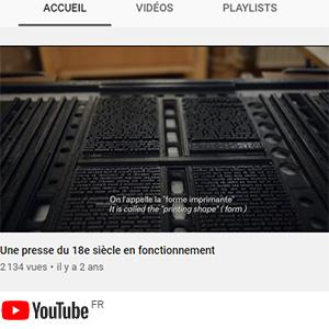 Chaîne Youtube du musée