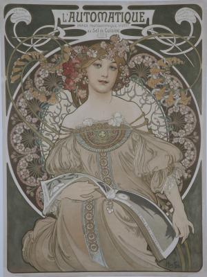 L'Automatique - affiche de Mucha