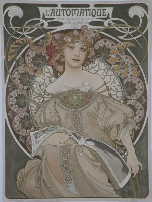 L'Automatique - affiche de Mucha