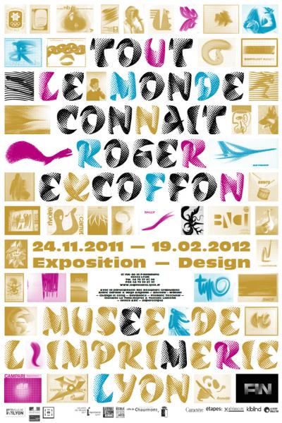 Affiche de l'exposition Excoffon