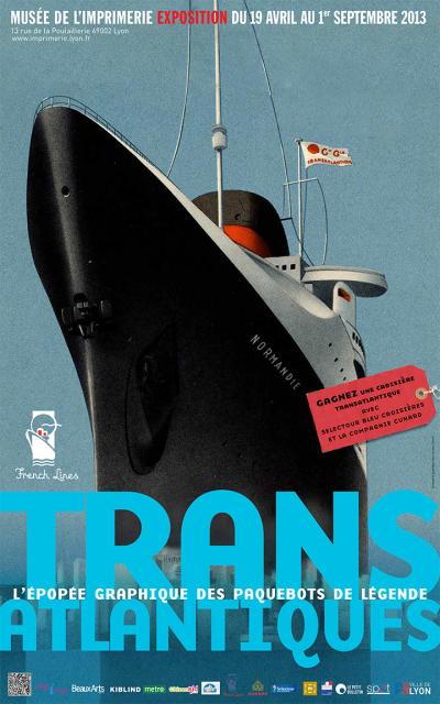 Affiche de l'exposition Transatlantiques